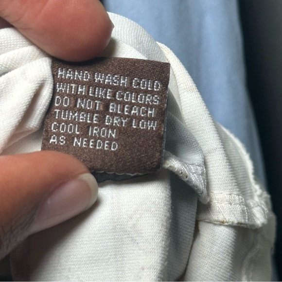 J.McLaughlin Catalina Cloth Blue & Gold Chain Print Long Sleeve Shirt Size Large - Picture 10 of 13